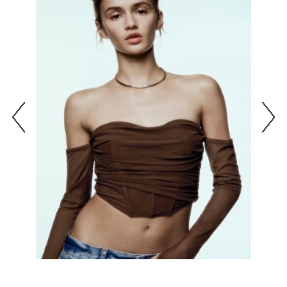Zara corset top